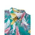thumbnail image 4 of S-5XL Mens Hawaiian Shirt Sets Printed Button Down Short Sleeve Shirt + Shorts Summer Vacation Beachwear, 4 of 6