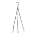 thumbnail image 1 of Ounissouiy Juego de cadena colgante de ratán de longitud ajustable para cesta colgante de Metal cadena de repuesto contenedor de suspensión de 3 Jardín y Patio zinc blanco 50cm, 1 of 6
