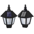 thumbnail image 2 of 1 lámpara de pared con energía solar, impermeable, vintage, hexagonal, para patio exterior., 2 of 2