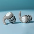 Zhuitw Silicone Sleeping Earplugs Canceling Noise 3 Layers Swimming Ear