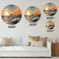 thumbnail image 4 of Designart "Sunkissed Sands Beach Photo IV" Nautical & Beach Oversized Wall Clock, 4 of 6