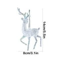 thumbnail image 3 of CuiLiyq Plastic Reindeer Pendant for Christmas Tree, Artificial Reindeer Pendant for Car Rearview Mirror Backpack, for Family Holiday Party Decoration and Christmas Gifts, 3 of 6