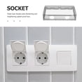thumbnail image 3 of MasteelfCA 2pcs Waterproof Socket Outlet Cover Wall Switch Cover Plug Protector Supply, 3 of 7