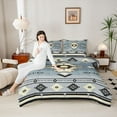 thumbnail image 4 of Castle Fairy Teens Bohemian Aztec 3 Pieces Queen Comforter Set,Exotic Style Ultra Soft Bedding Sets,Hippie Tribal Bedding Comforter Set Breathable,Ultra Soft Home Decor,Reversible, 4 of 8