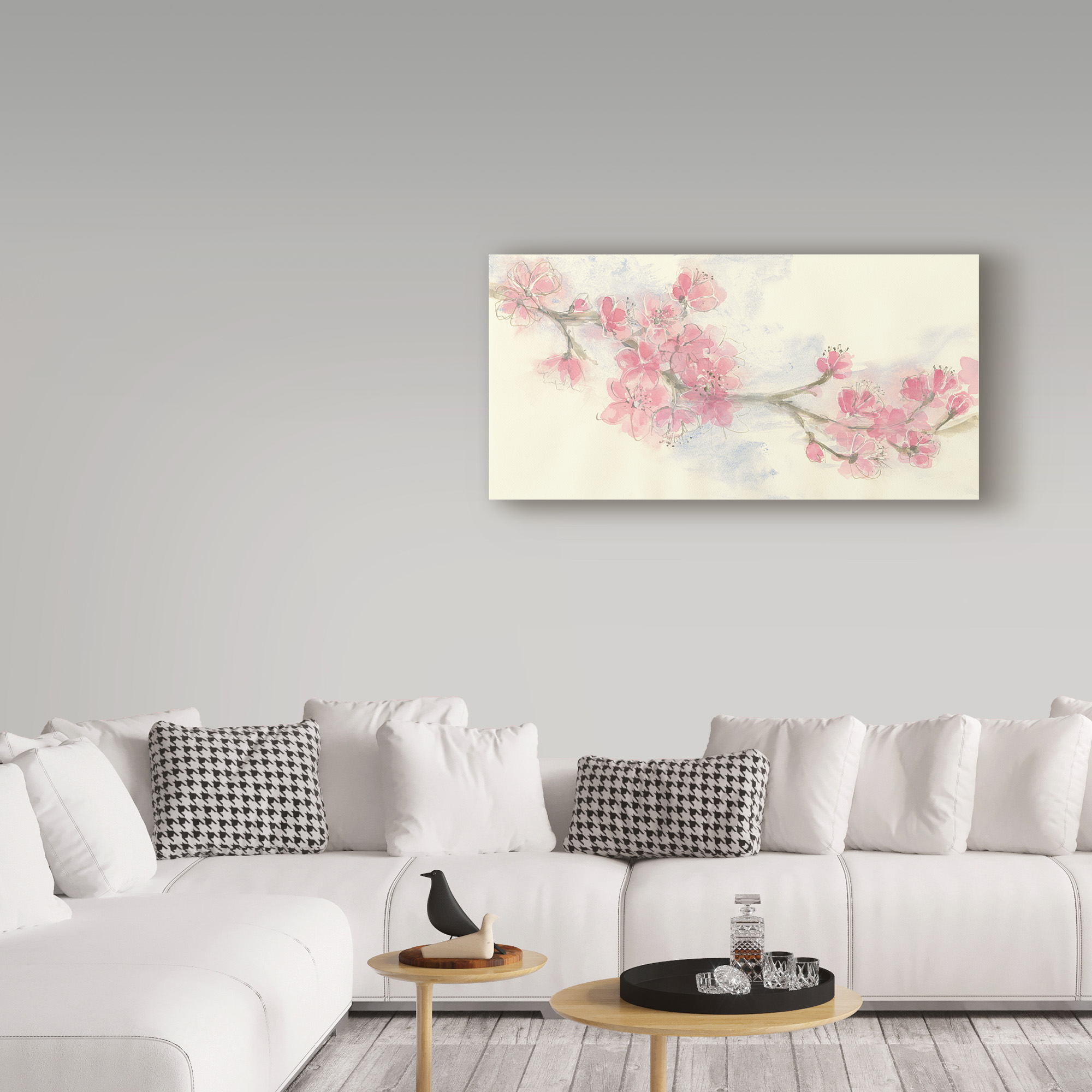 Chris Paschke 'Cherry Blossom Ii' Canvas Art