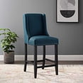 thumbnail image 1 of Modway Baron Fabric Upholstered Dining Counter-Height Bar Stool in Azure, 1 of 4