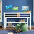 Better Homes and Gardens Greer Twin Loft Storage Bed, White