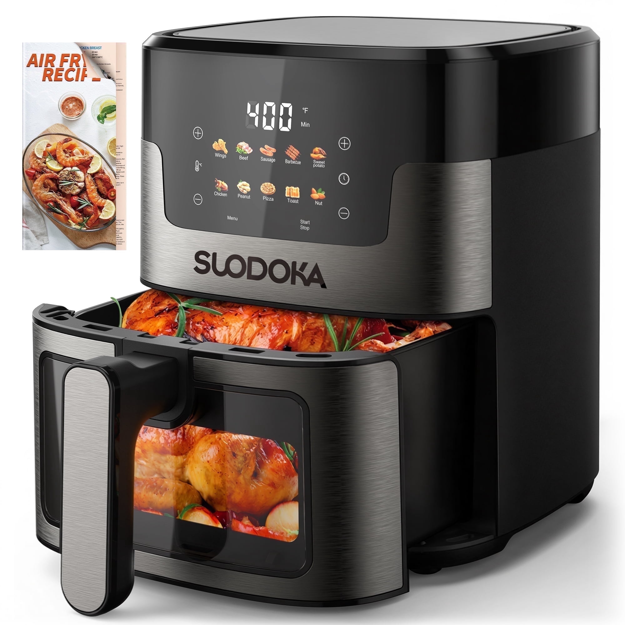 Ninja® AF100 4 Quart Air Fryer - Easy Quick Cooking with Crispy