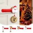 thumbnail image 1 of Couvre-poignées de Porte de Noël Rouges - Décoration Festive pour Portes de Maison et de Magasin avec Matériau Protecteur Doux, 1 of 6