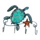 thumbnail image 3 of Estante de almacenamiento de hierro Ganchos para llaves en apariencia de tortuga 4 ganchos Ganchos de pared únicos Ganchos de animales con tornillo BLESIY Estante para llaves, 3 of 8