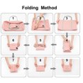 thumbnail image 2 of FZFLZDHUS Foldable Travel Duffel Bag Tote Carry on Luggage Lightweight Nylon Sport for Women Girls, 2 of 5
