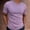 #Purple, variant on DPTALR Men's Casual Fashion Solid Color Base Tee Round Neck Short Sleeve T-shirt,White, M
