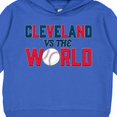 thumbnail image 3 of Inktastic Cleveland Vs. the World Blue and Red with Baseball Toddler Hoodie, 3 of 4