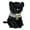 cat-13in/33cm, variant on Cute Black Cat Plush Toy Birthday Soft Plush Pillow Countryside Cat Stuffed Animal Halloween Gift