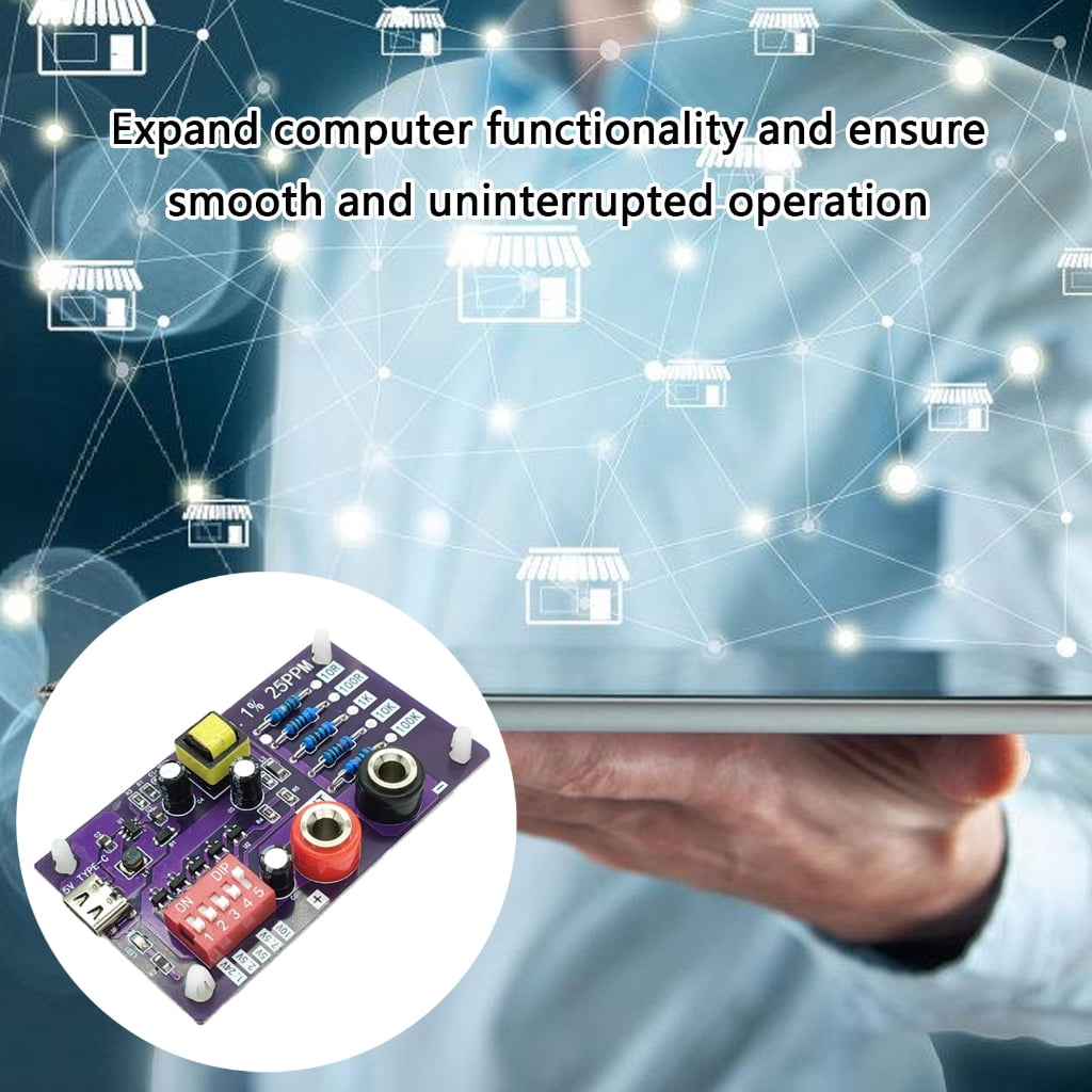 JZROCKER Voltages Resistance Reference Module 1.24V/2.5V/7.5V/5V/10V 5 Speed 100R/1K/10K/100K Reference Multimeter Calibration