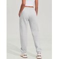 thumbnail image 3 of Pinspark Sweatpants Women Fleece Sweatpant Baggy Winter Warm Joggers Pant Outdoor Sweat Pants Drawstring Trousers Pockets, 3 of 5