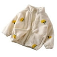 thumbnail image 2 of Hicidod Toddler Kids Polar Fleece Sherpa Warm Jacket Baby Boys Girls Autumn Winter Zip-Up Lightweight Long Sleeve Jackets, 2 of 3