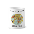 thumbnail image 1 of Mapa de turismo de Hong Kong, China Taza de cepillo de dientes, 1 of 3