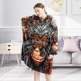 thumbnail image 6 of Monkey Cozy Microfiber Polyester Wearable Blanket - Soft Warm Throws for Adults - Ultra-Plush Sofa Blanket Wrap - Comfy Lounge Wear for Winter - Oversized Hooded Cape for Men and Women, 6 of 6