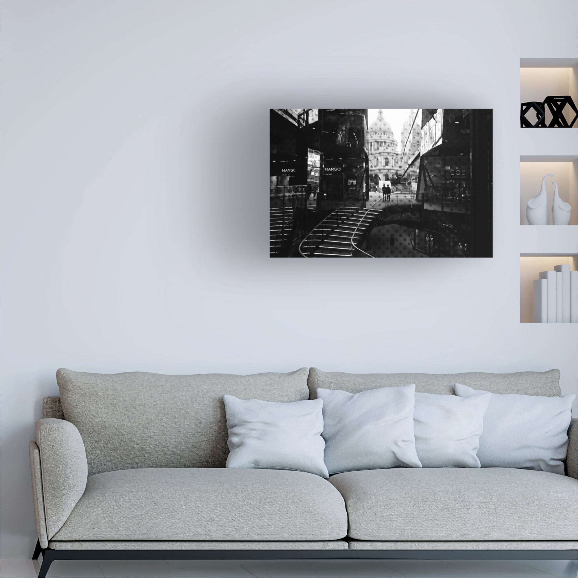 Trademark Fine Art Josefina Melo from London with love 6 Canvas Wall Art