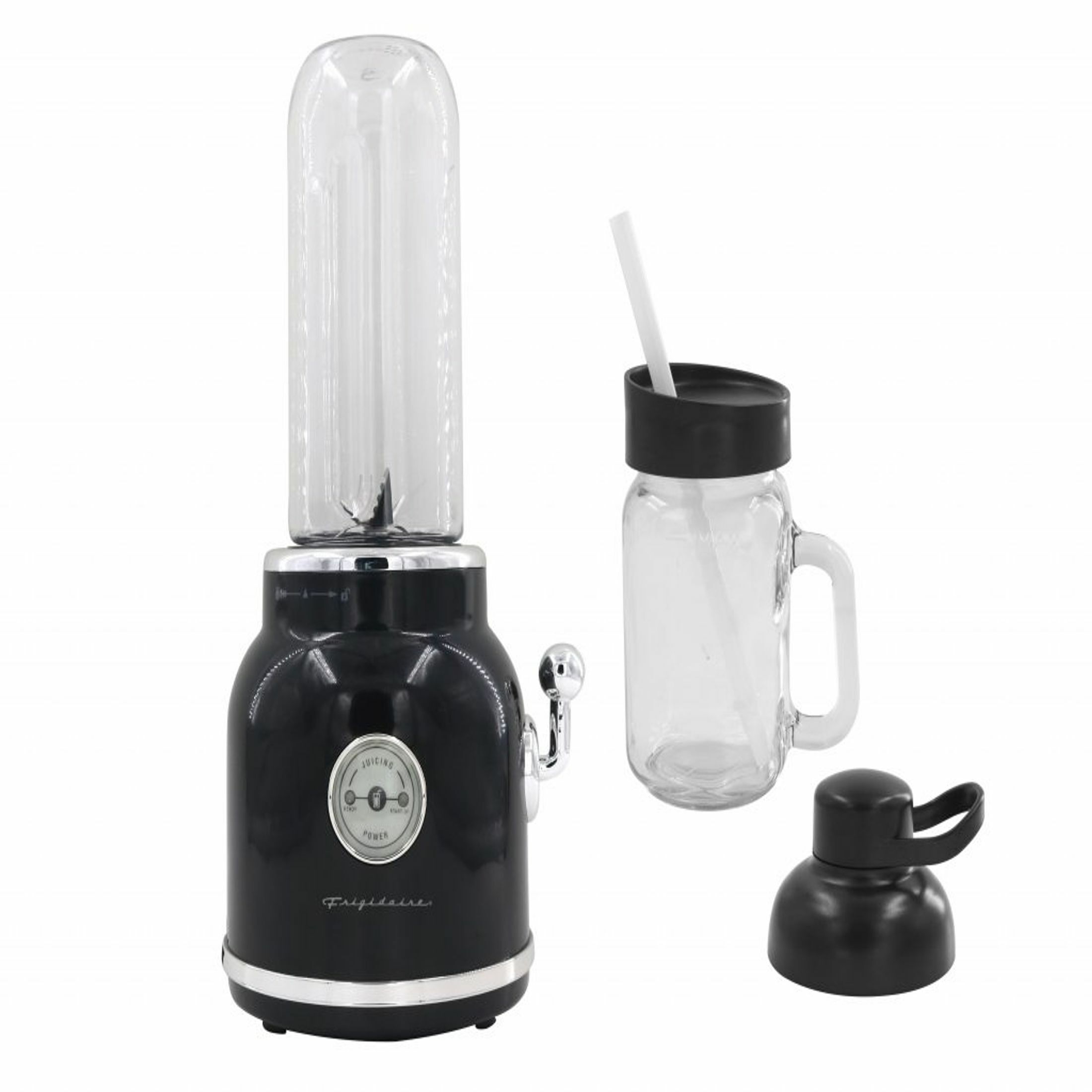 Frigidaire ESMM100BLACK 300Watt Retro Smoothie Maker, Black