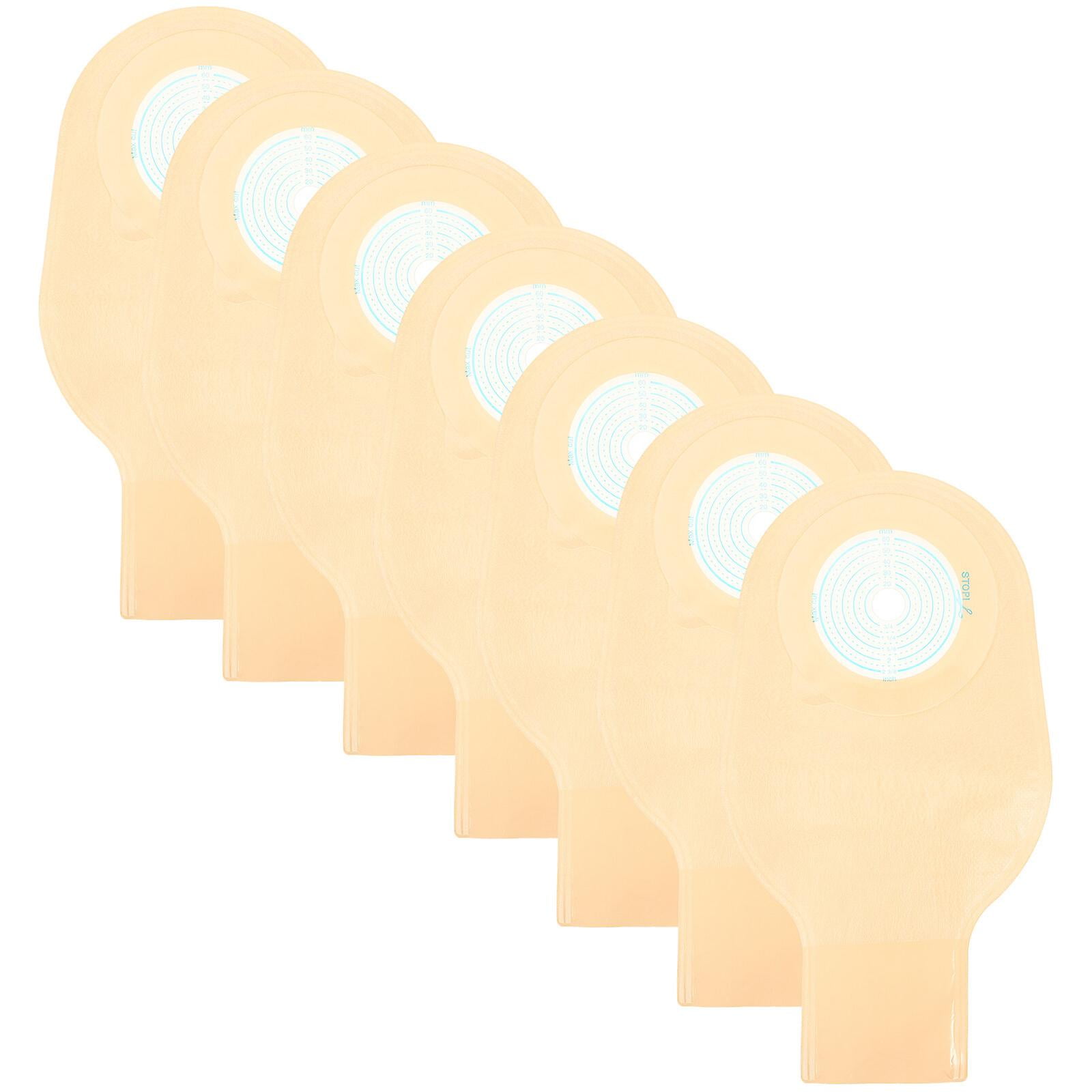 10pc Absorbent Bags Ostomy Bag One-piece Opening Anal Bag