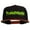 Black Red, variant on Halloween Frankenstein Embroidered Snapback Cap - Natural Black OSFM