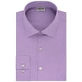 thumbnail image 1 of Kenneth Cole Mens Stretch Performance Button Down Dress Shirt, Purple, 15" Neck 32-33" Sleeve, 1 of 1