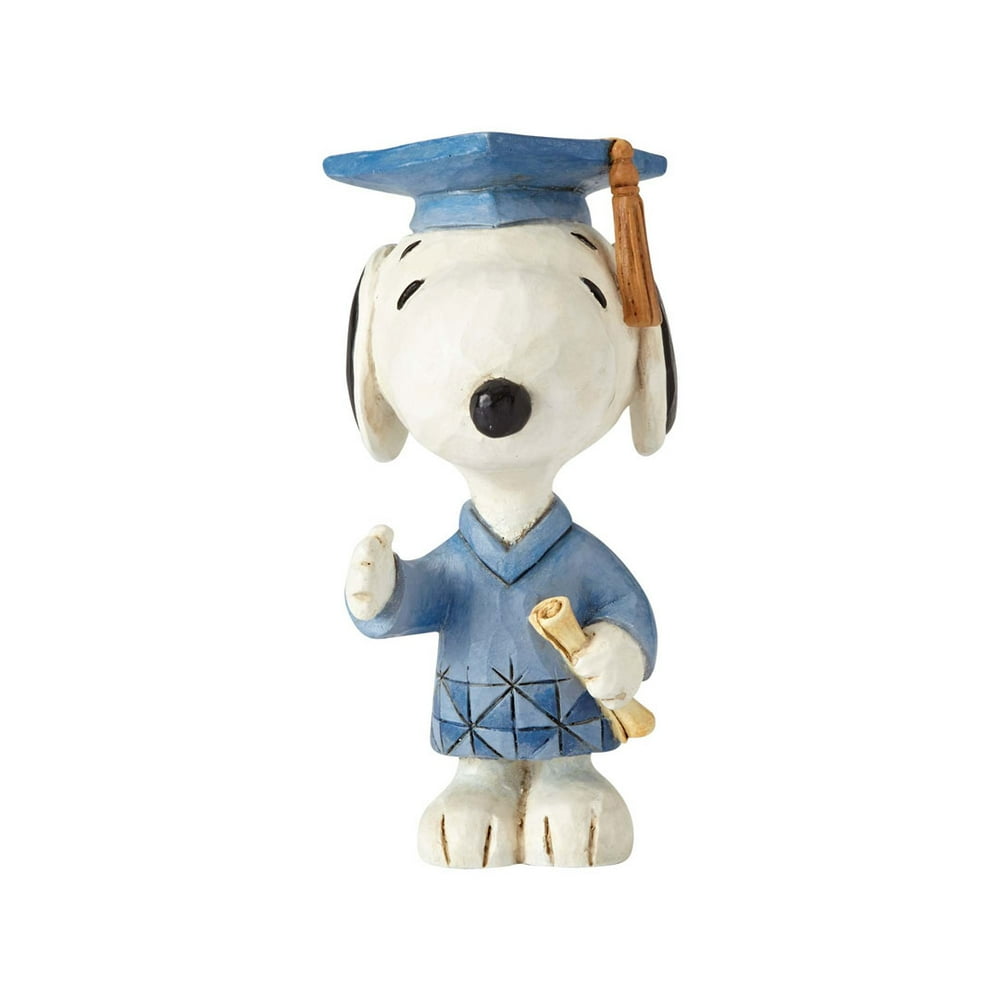 Jim Shore Peanuts 4059442 Snoopy Graduate Mini 2018 - Walmart.com - Walmart.com