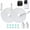 10 FT, variant on 10FT L-Shaped Power with Charger for Cam Pan V3, 2 Pack | Flat 90? USB power cord with adapter; also fits Blink Outdoor 3rd Gen. Not for Cam V3