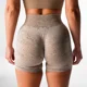 thumbnail image 4 of NVGTN Leggings transpirables sin costuras, pantalones cortos de yoga a la cadera con estampado de melocotón, ropa deportiva para correr, fitness, yoga, pantalones de tres cuartos para mujer, 4 of 5