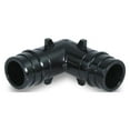 thumbnail image 2 of Supply Giant PEX-A 90 Degree Elbow Pipe Fitting; Plastic Poly Alloy; 1-1/2’’ Expansion Barb Connections; Black, 2 of 2