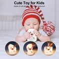 thumbnail image 3 of Bonita luz nocturna LED para niños, lámpara de guardería recargable por USB, luz nocturna de silicona con forma de animal con sensor táctil y 7 colores cambiantes, luz decorativa portátil para bebés., 3 of 4
