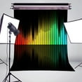thumbnail image 3 of ABPHOTO Polyester 5x7ft Wonderful Music Beating Character Photography Backdrop Music Studio Background Props Wall, 3 of 5