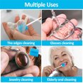 thumbnail image 7 of NOGIS 50 Oral Cleaner Swabs Disposable Sponge - Toothettes Mouth Swabs Individually Wrapped Swabsticks for Elderly Dry Mouth Waterless Toothbrushes Mini Pet Children Treatment (Blue), 7 of 7