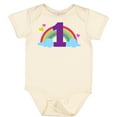 thumbnail image 3 of Inktastic 1st Birthday Rainbow Girls Baby Bodysuit, 3 of 5