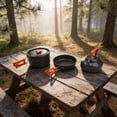 thumbnail image 5 of Wofarmy Functional Camping Gear with Space Saving Design and Easy to Clean Features Orange, 5 of 9
