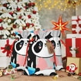 thumbnail image 5 of Fuzoiu Panda Cute Pink Hearts Print Christmas Gift Bag,Burlap Gift Bag with Drawstring Closure & Hang Tag,Perfect for Holidays, Birthdays, and Special Occasions-Small, 5 of 7