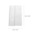 thumbnail image 2 of SHOWERORO 5Pairs French Cleat Picture Hanger Silver for French Cleat Bracket Picture Hanging, 2 of 8