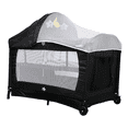 thumbnail image 1 of Cuna Corral Para Bebé Starkids Galaxis Portátil Cambiador Negro, 1 of 6