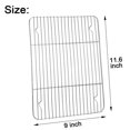 thumbnail image 2 of Topboutique Baking Cooling Rack Set of 2, 11.6"x9" Stainless Steel Roasting Cooking Racks, Fits in Half Sheet Cookie Pans,Meat/Cake/Pizza, Non Toxic & Rust Free, Oven Proof & Dishwasher Safe, 2 of 7