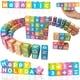 thumbnail image 1 of Bloques Magnéticos Portátiles con Letras y Números Magnéticos Alfabeto Montessori para Niños Juguetes Educativos de Construcción para Viaje, 216 en 36 piezas, 1 of 8