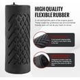 thumbnail image 4 of Motorcycle Bumper Blocks -1.25" Highway Crash Bar Engine Guard Rubber Cover Guard Slider Compatible  - Solid Rubber Motorcycle Decorative Blocks for Safety, 4 of 8