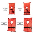thumbnail image 2 of Airhead 10000-16-A-OR Type II Keyhole Life Vest, Orange, Adult Sleeve, 2 of 3