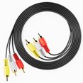 thumbnail image 1 of Cable RCA Eanetf para audio y vídeo, 3RCA, chapado en oro de 24 quilates, 1,5 m, 1 of 7