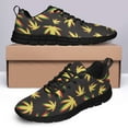 thumbnail image 4 of Marijuana Leaf Shoes for Men Women Casual Running Walking Tennis Sneakers Gifts for Marijuana Lover Black Size 11, 4 of 5