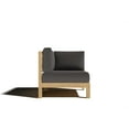 thumbnail image 6 of Leon 7-piece Teak Outdoor Sectional Deep Seating Set with Charcoal Cushion, 6 of 10