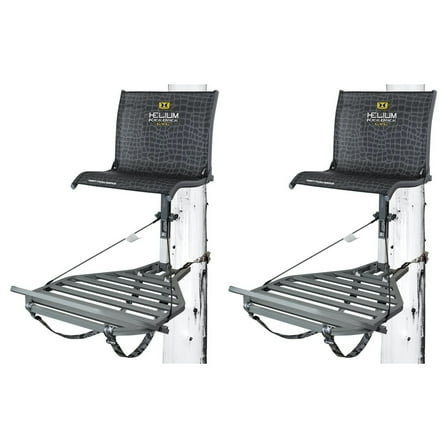 Hawk Helium Kickback LVL Hang-On Tree Stand w/ Extension Footrest (2 Pack)