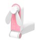 thumbnail image 1 of Mini ventilador de mano para exteriores, senderismo, camping, USB, recargable, portátil, plegable, eléctrico, color rosa AweSitey HA6945-02B, 1 of 6
