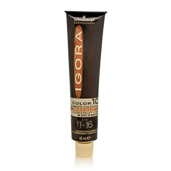 Schwarzkopf Professional Igora Color10 Hair Color 11-16 Super Blonde Cendre Auburn